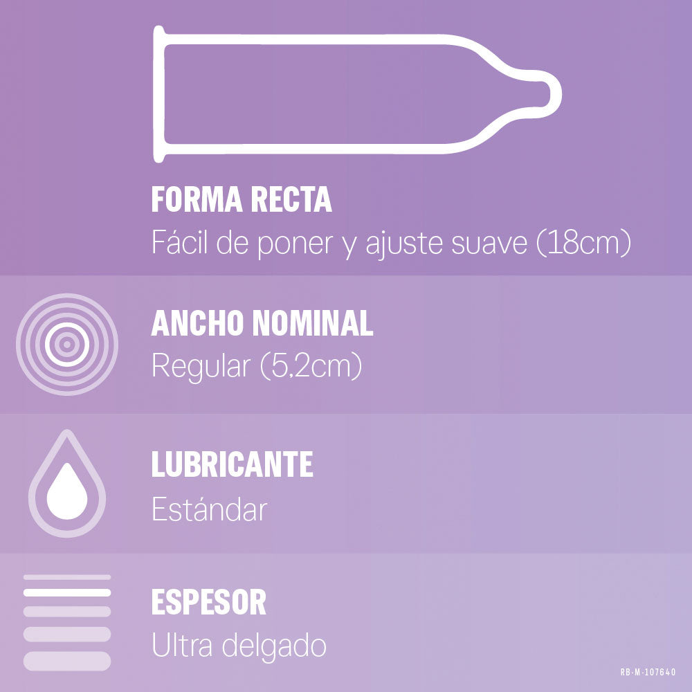 CONDON DUREX INVISIBLE X 3 UNDS