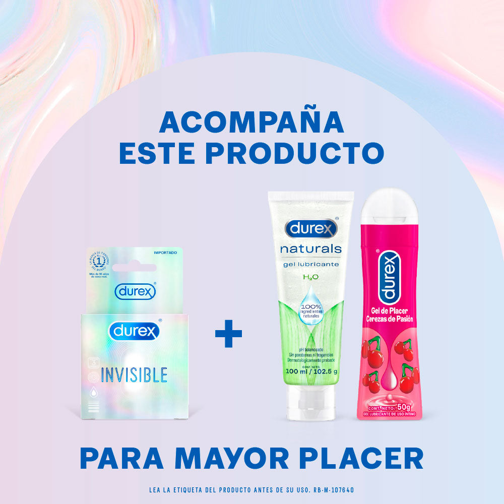 CONDON DUREX INVISIBLE X 3 UNDS