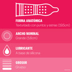 CONDON DUREX MAXIMO PLACER PRESERVATIVOS X 3 UNDS