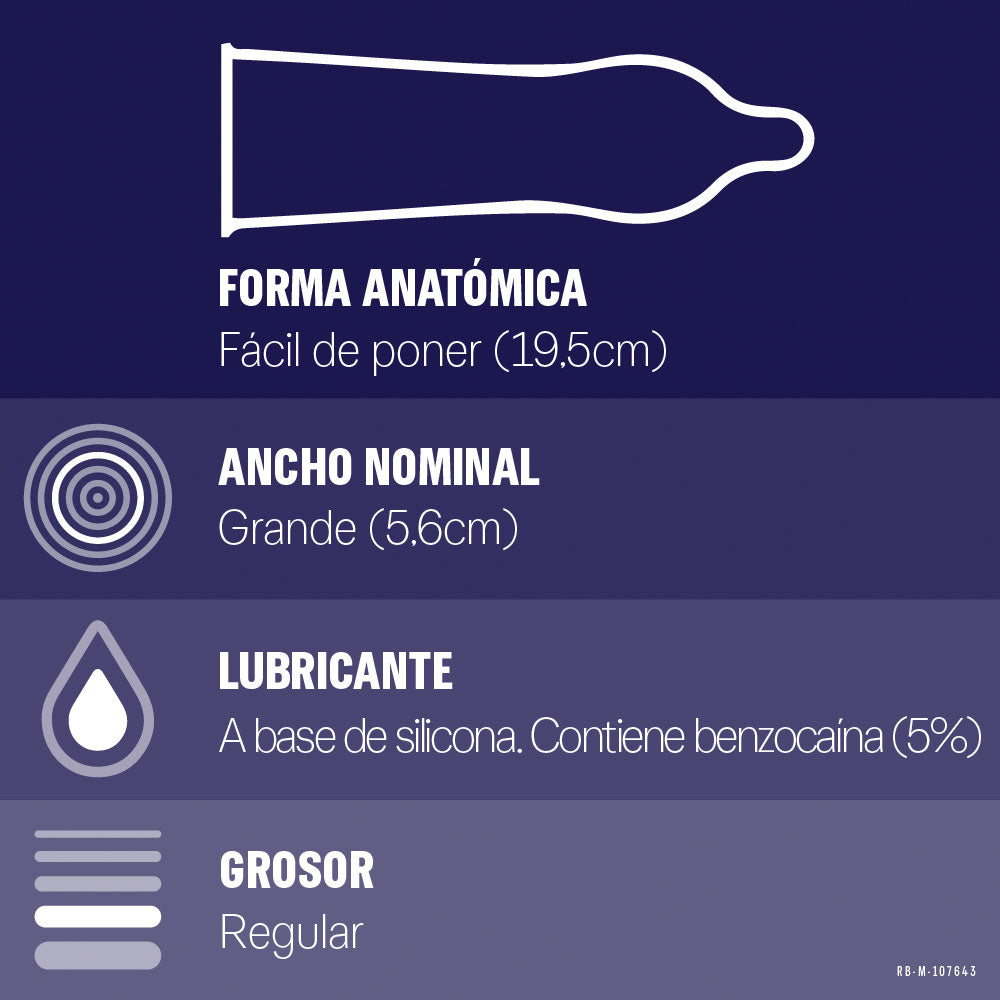 CONDON DUREX PLACER PROLONGADO PRESERVATIVOS X 3 UNDS