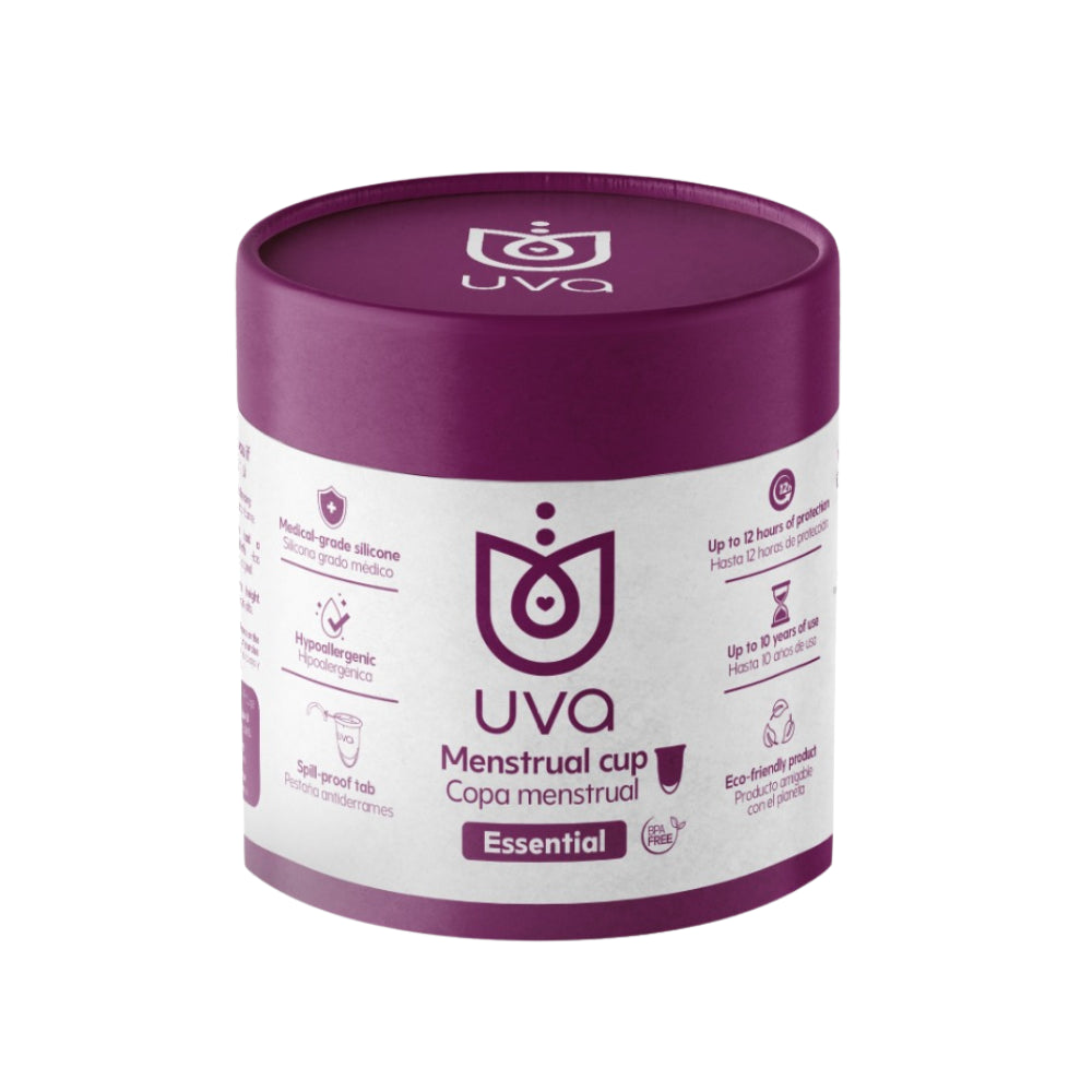 COPA MENSTRUAL UVA ESSENTIAL TALLA B CAJA X 1 UND