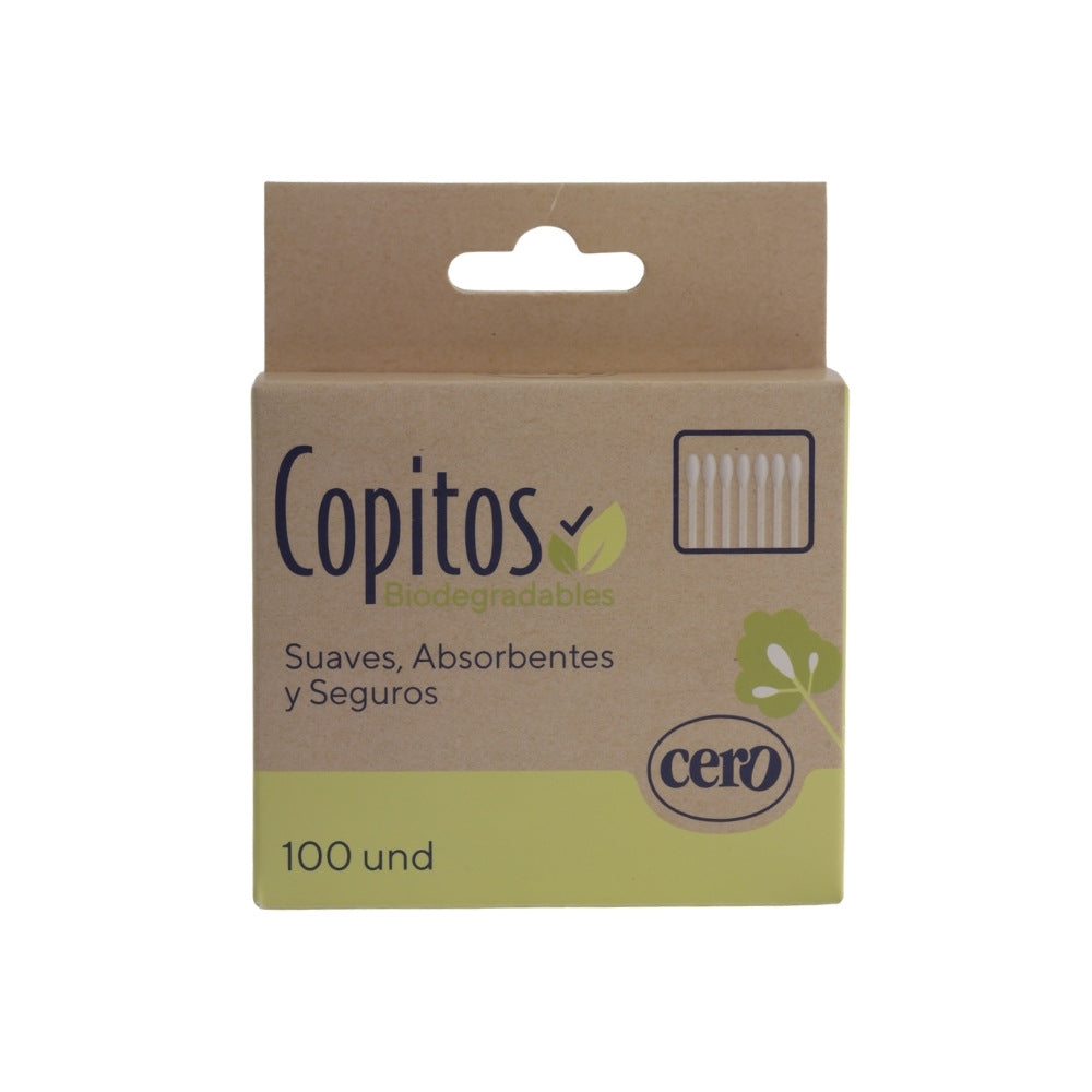 COPITOS ECOLÓGICOS CERO CAJA X 100 UNDS