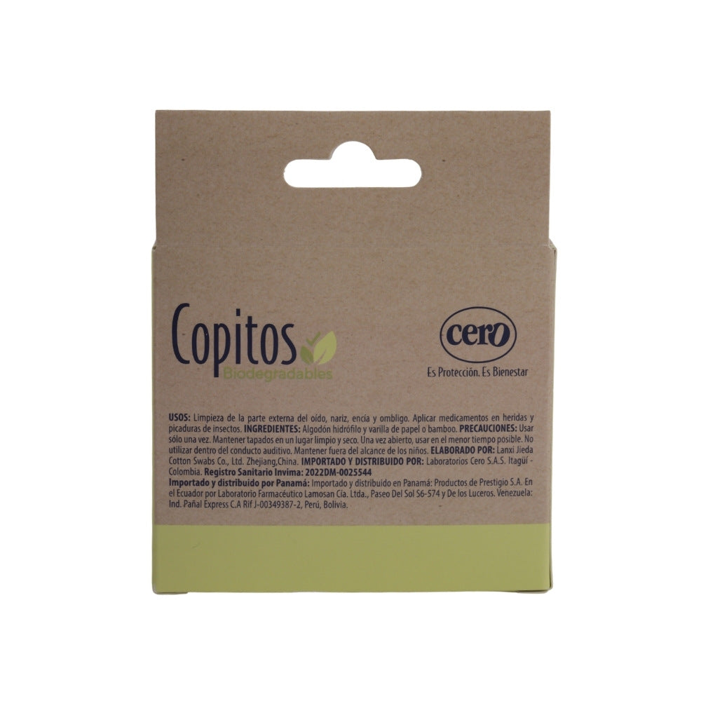 COPITOS ECOLÓGICOS CERO CAJA X 200 UNDS