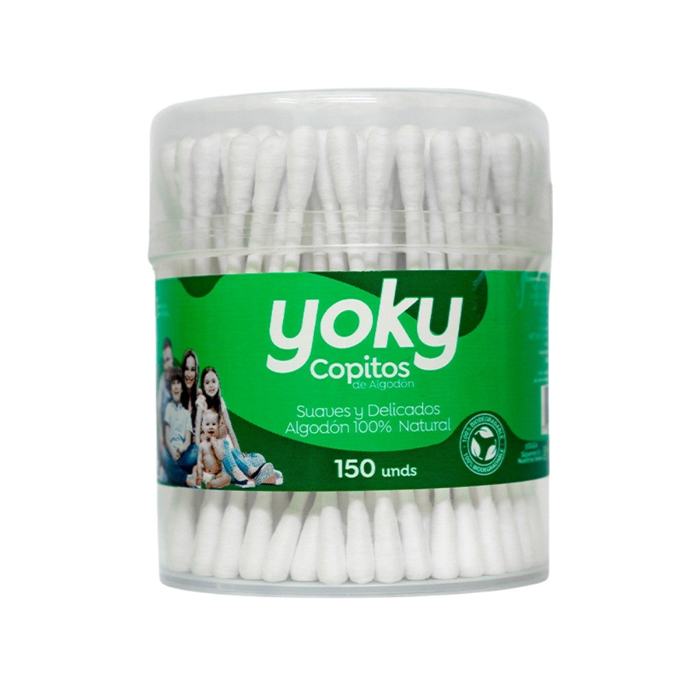 COPITOS YOKY BIODEGRADABLE X 150 UNDS