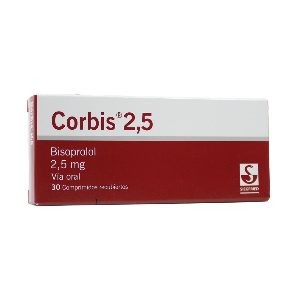 CORBIS (RG) COMPRIMIDOS 2.5 MG CAJA X 30 UNDS