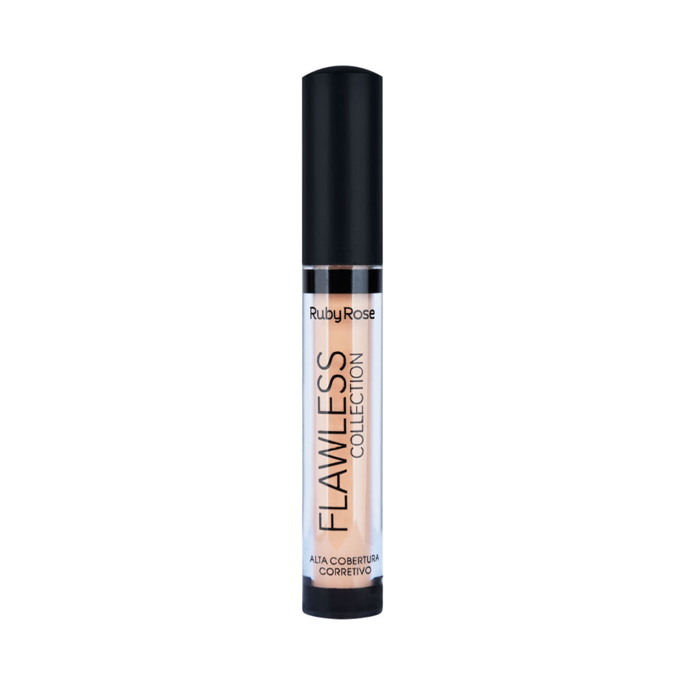 CORRECTOR LIQUIDO RUBY ROSE FLAWLESS COLECTION BEGE 5 TUBO X 1 UND