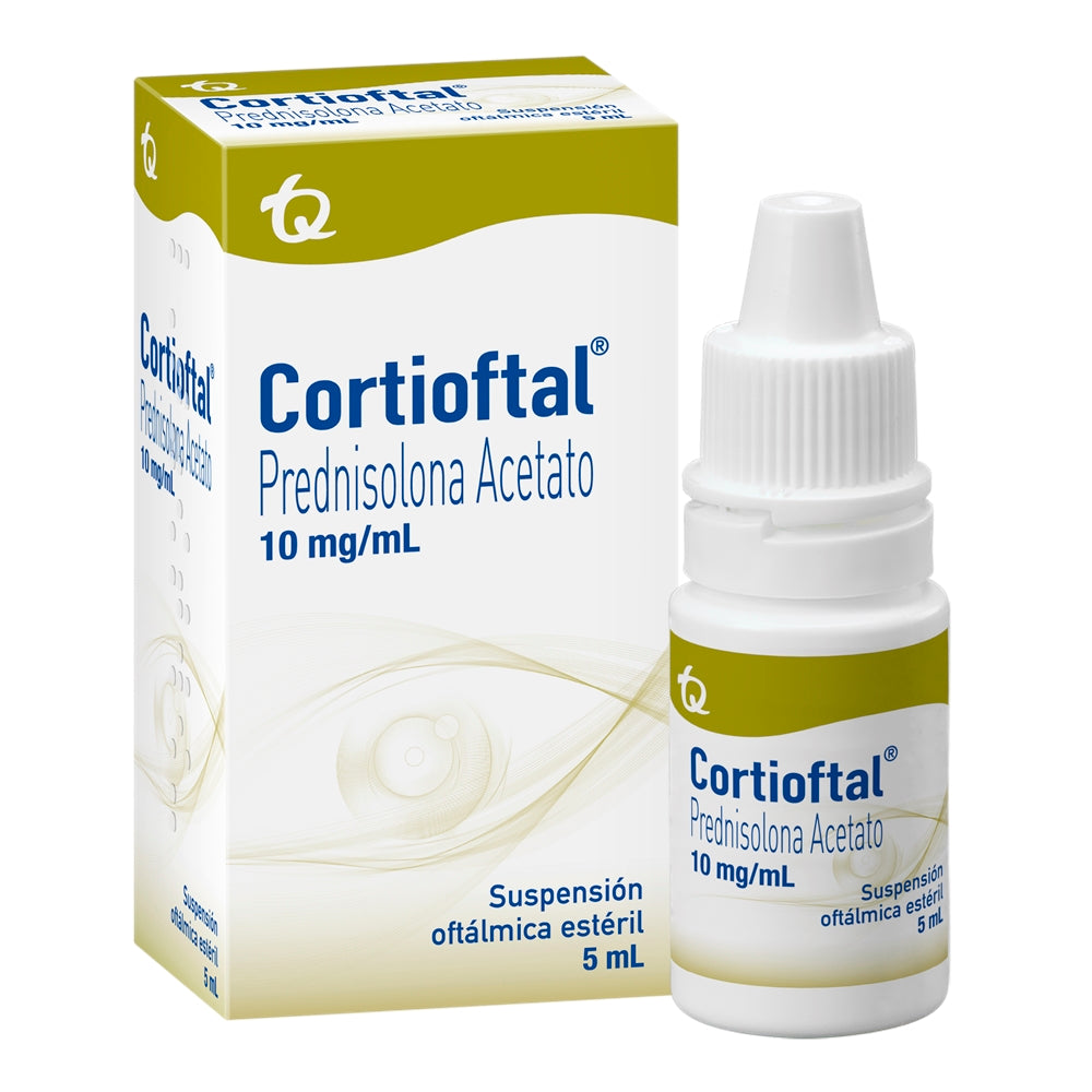 CORTIOFTAL GOTAS OFTALMICAS 1 % CAJA 5 ML