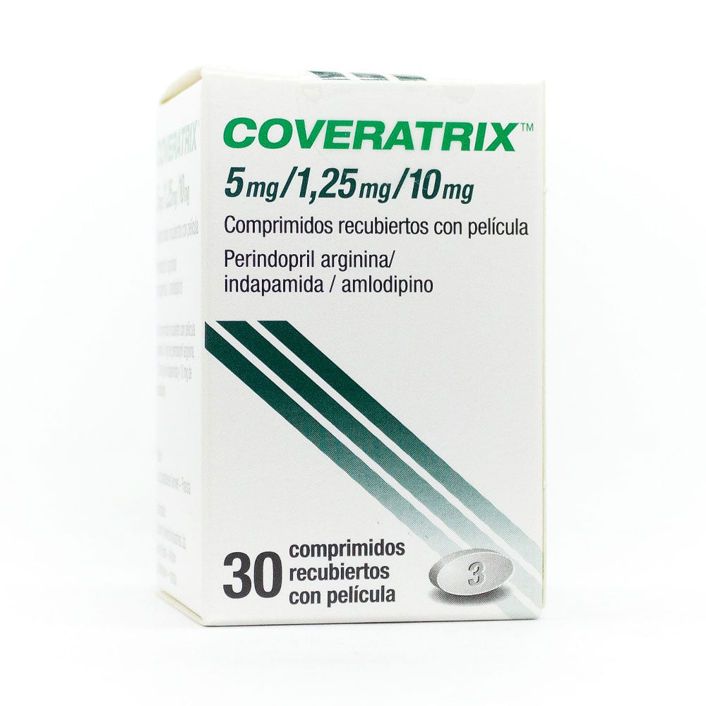 COVERATRIX TABLETAS 5/1.25/10MG CAJA X 30 UNDS