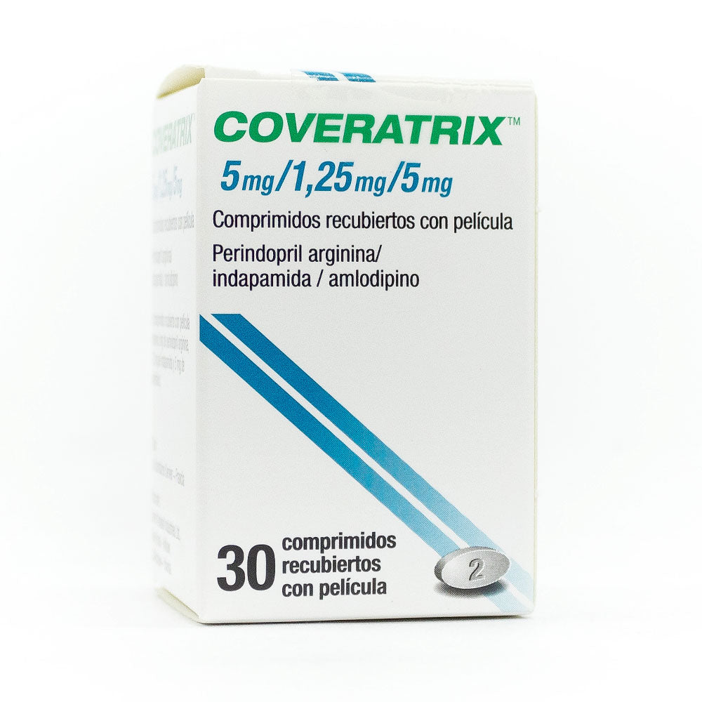 COVERATRIX TABLETAS 5/1.25/5MG CAJA X 30 UNDS