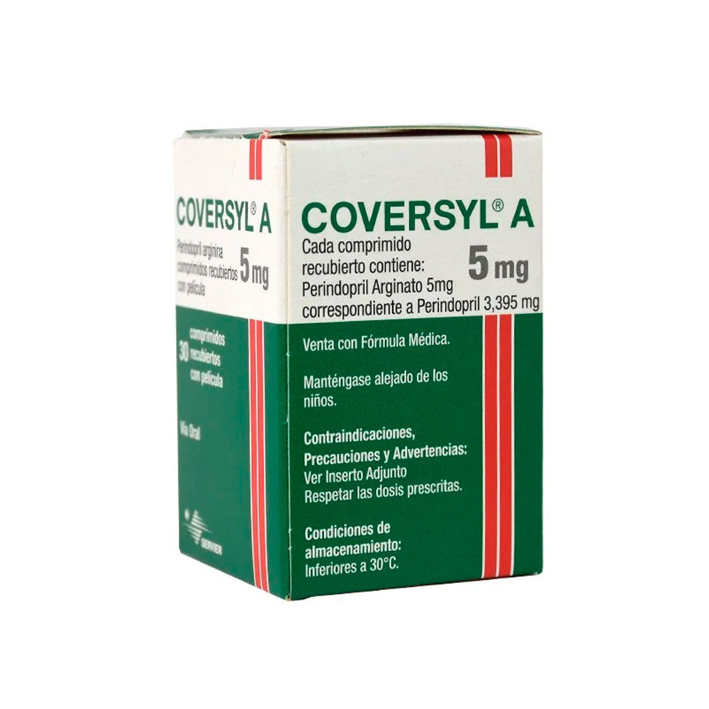 COVERSYL A (RG) COMPRIMIDOS 5 MG CAJA X 30 UNDS
