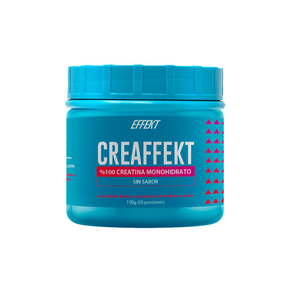CREATINA MONOHIDRATADA EFFEKT POLVO 100% POTE 150 G