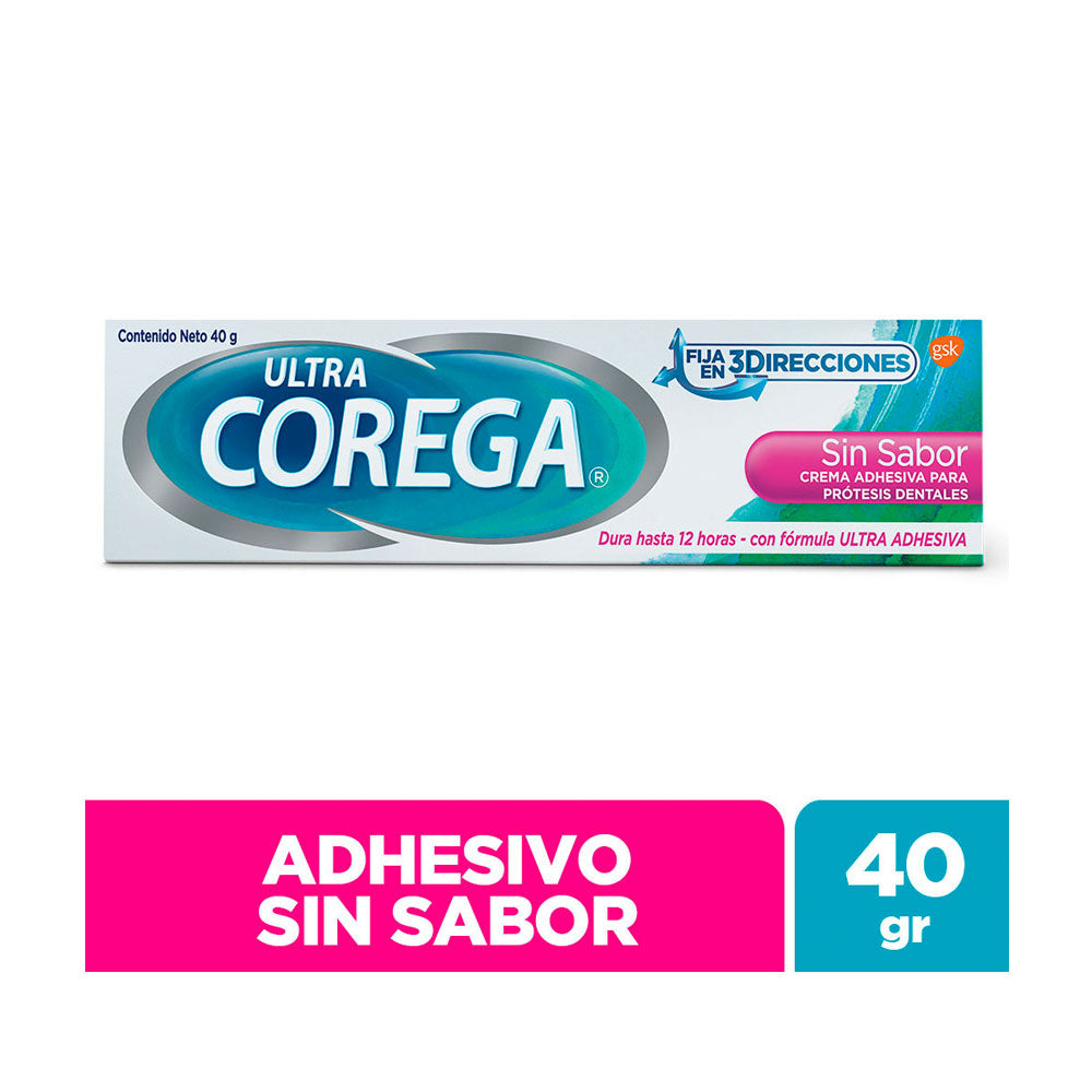 CREMA ADHESIVA COREGA ULTRA SIN SABOR CAJA 40 G