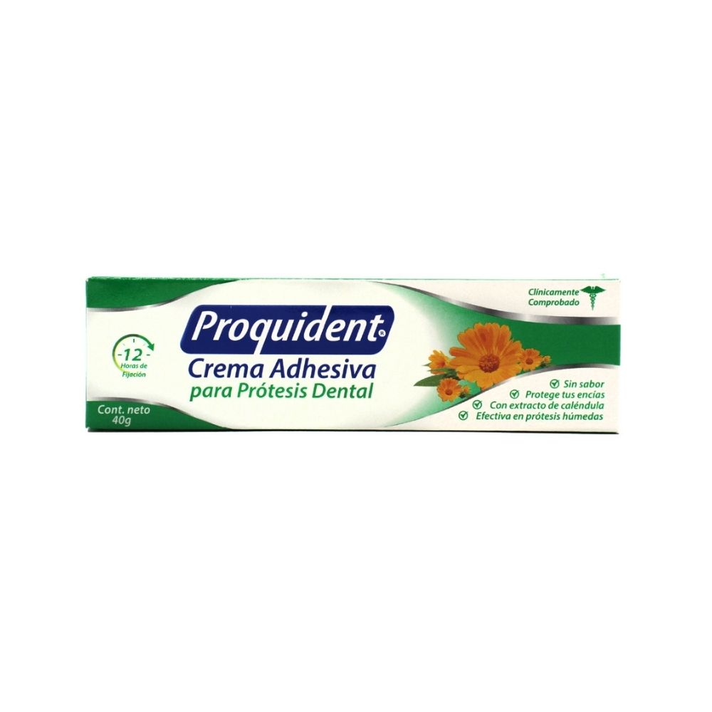 CREMA ADHESIVA PROQUIDENT PROTESIS SIN SABOR CAJA 40 G