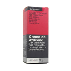 Crema Azucena Kosmaderm Caja 30 G