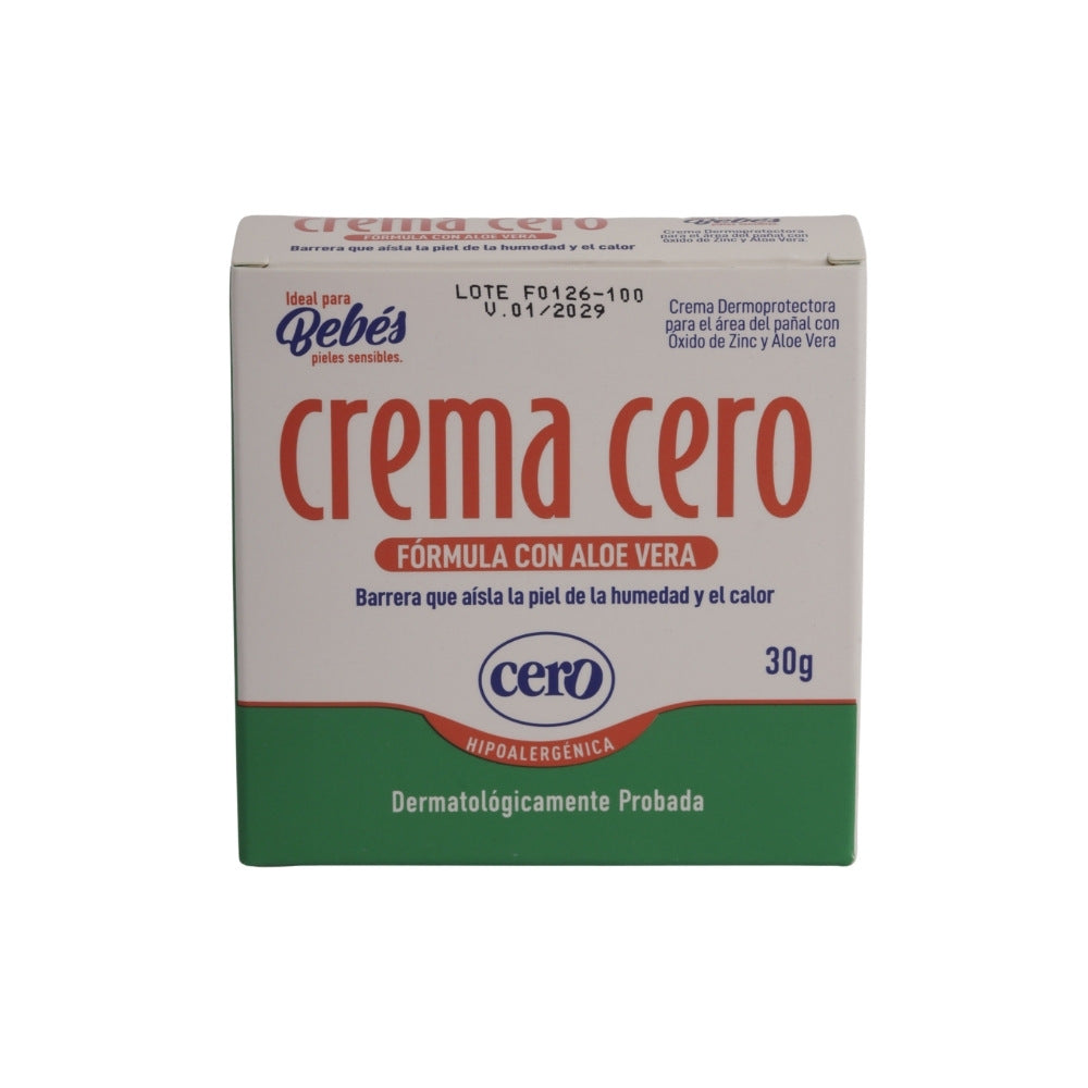 CREMA CERO ALOE VERA CAJA 30 G
