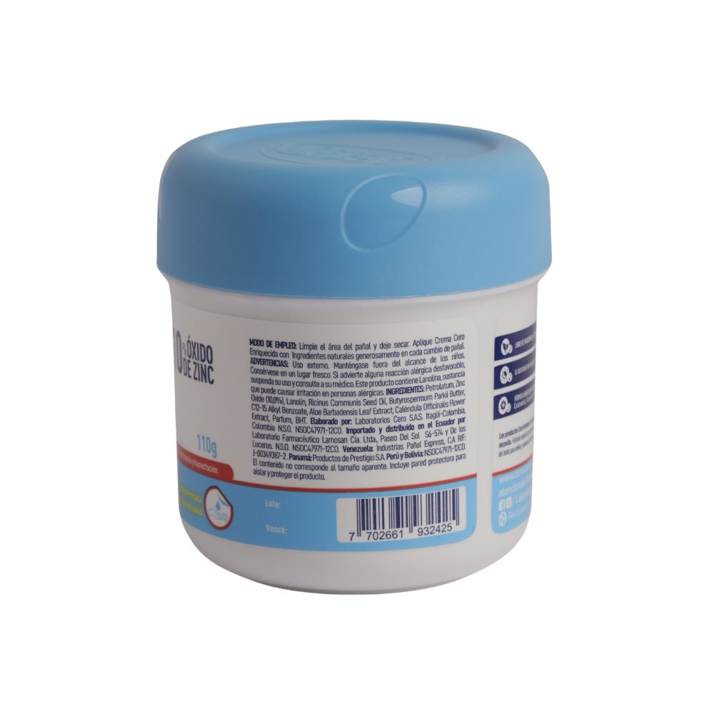 CREMA CERO ENRIQUECIDA POTE 110 G