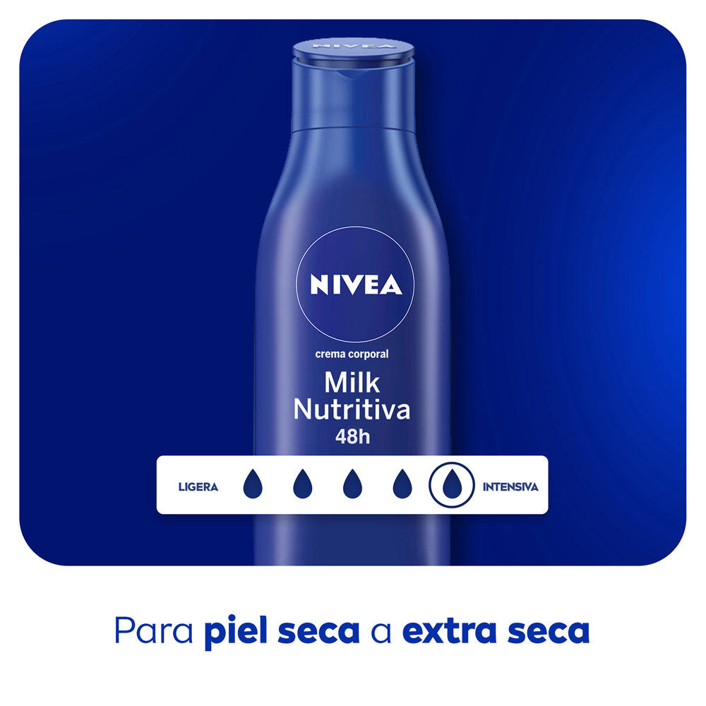 CREMA CORPORAL NIVEA MILK NUTRITIVA FRASCO 400 ML