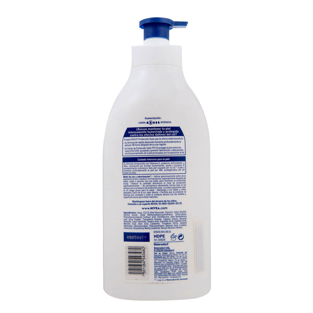 CREMA CORPORAL NIVEA PROTECIO SOLAR ANTI-CONT FRASCO 1000 ML