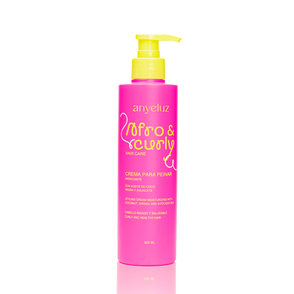CREMA DE PEINAR ANYELUZ HIDRATANTE AFRO & CURLY FRASCO 300 ML