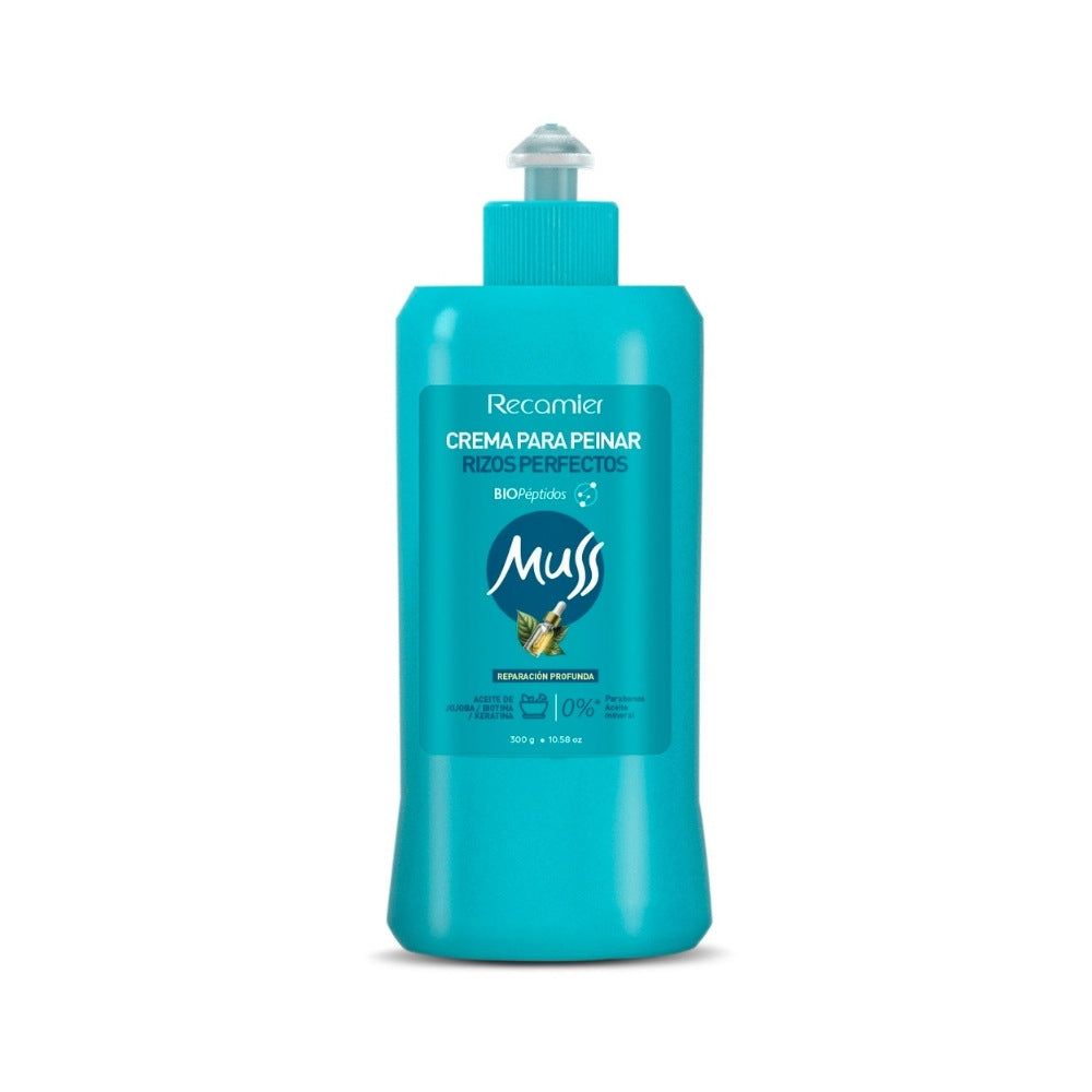 CREMA DE PEINAR MUSS RIZOS PERFECTOS FRASCO 300 G