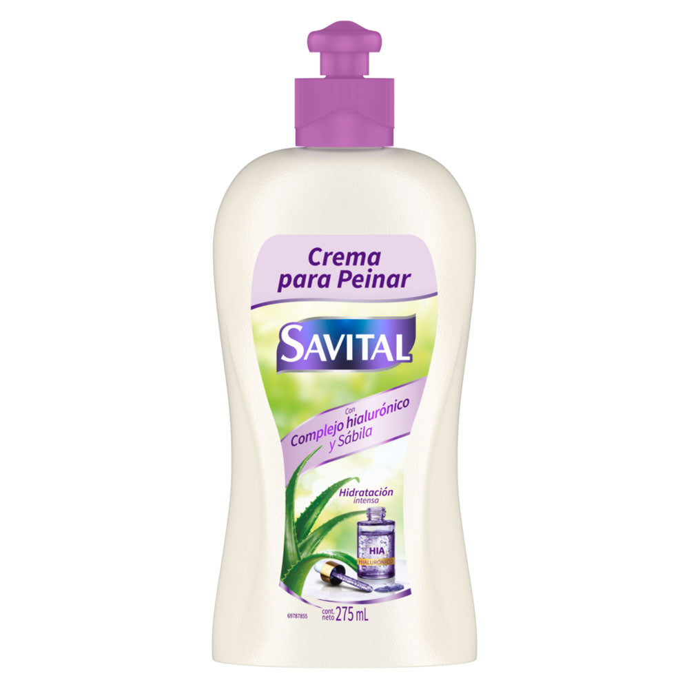 CREMA DE PEINAR SAVITAL HIALURONICO POTE 275 ML