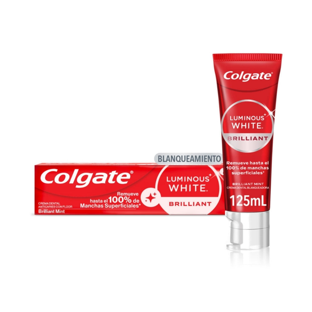 CREMA DENTAL COLGATE LUMINOUS WHITE BRILLIANT CAJA 125 ML