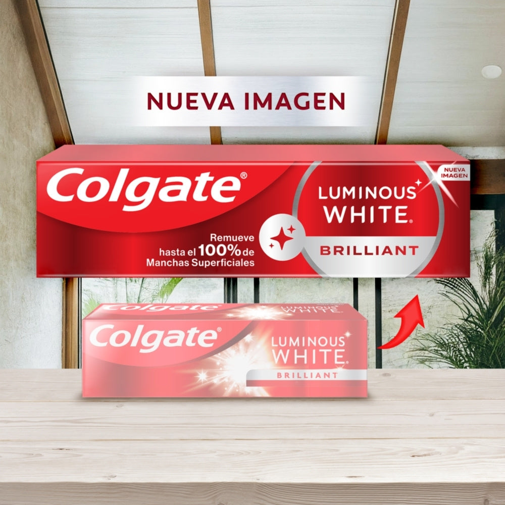 CREMA DENTAL COLGATE LUMINOUS WHITE BRILLIANT CAJA 75 ML