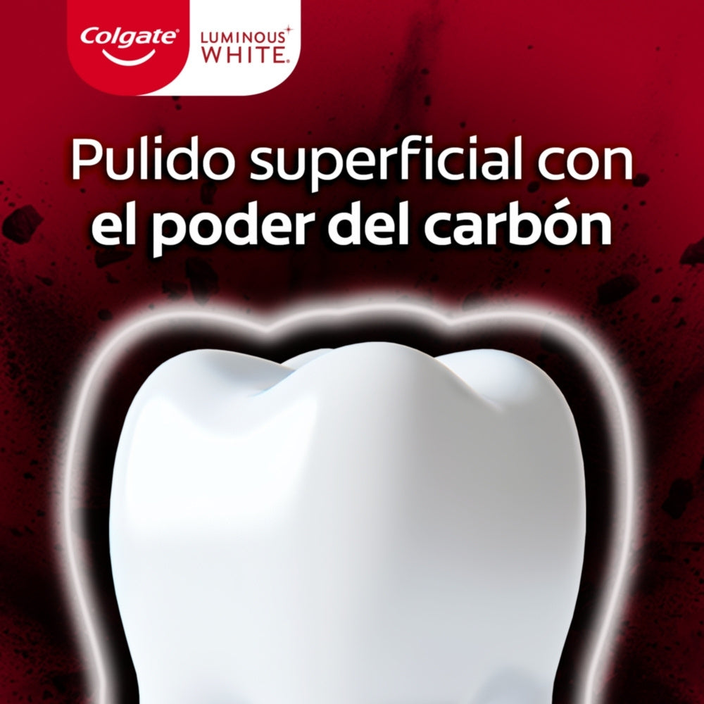 CREMA DENTAL COLGATE LUMINOUS WHITE CARBON CAJA 75 ML