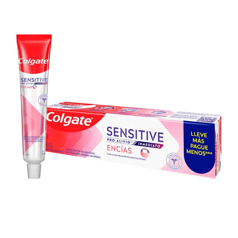 CREMA DENTAL COLGATE SENSITIVE PROALIVIO ENCIAS CAJA 140 G