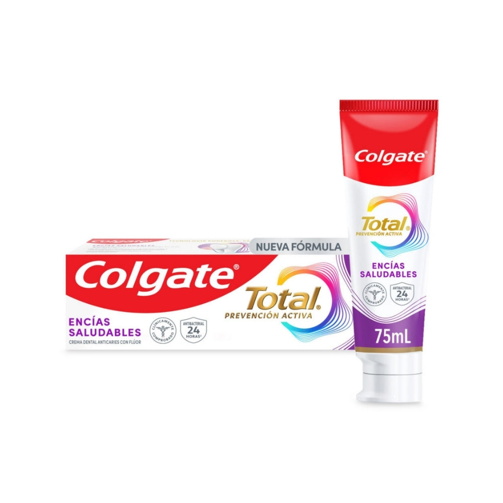 CREMA DENTAL COLGATE TOTAL ENCIAS PREVENCION ACTIVA CAJA 75 ML