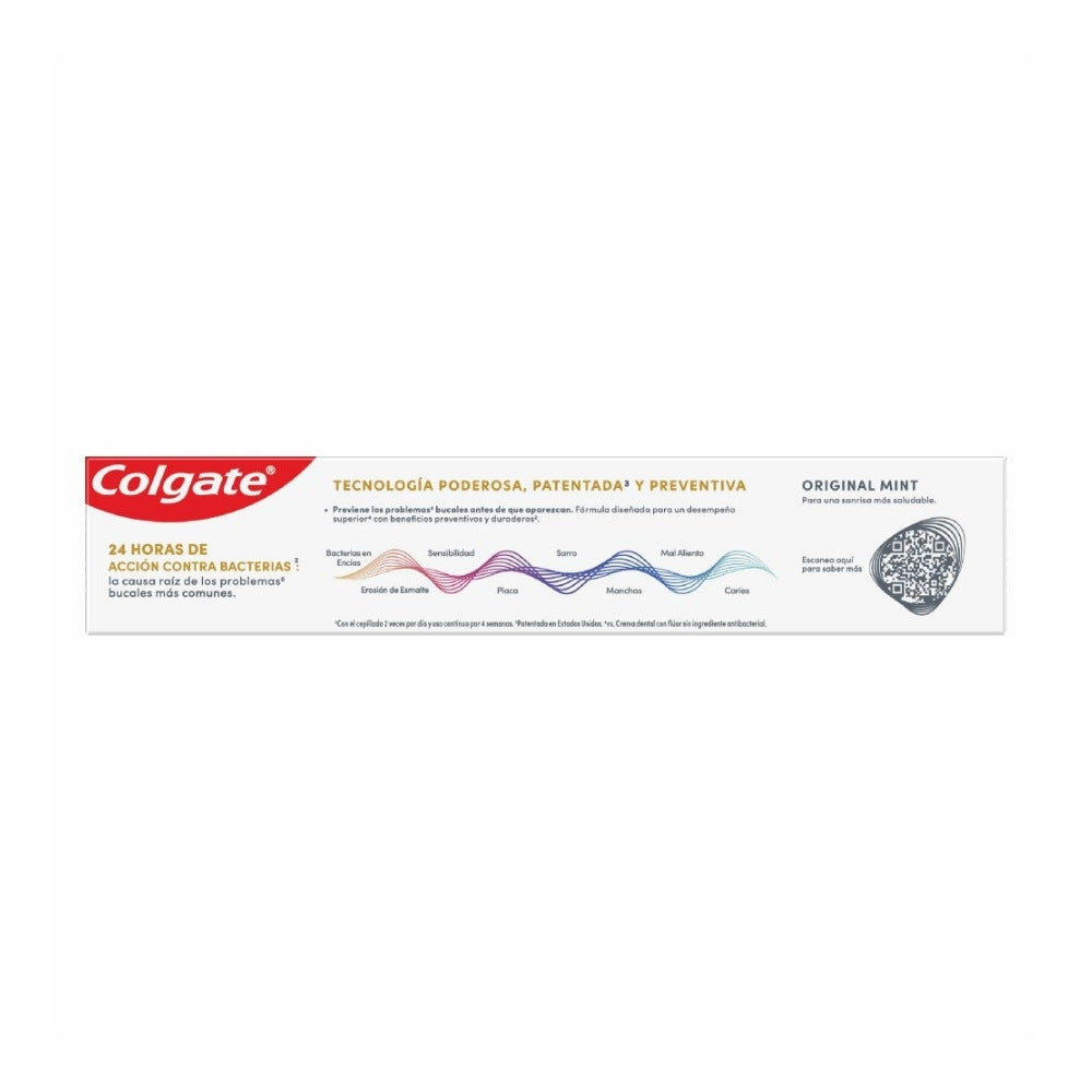 CREMA DENTAL COLGATE TOTAL ORIGINAL MINT CAJA 150 ML