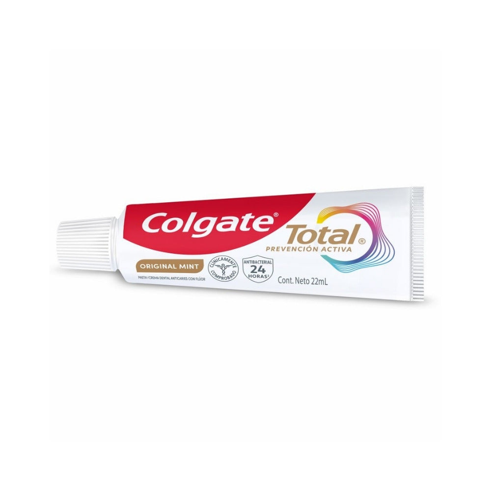 CREMA DENTAL COLGATE TOTAL ORIGINAL MINT TUBO 22 ML