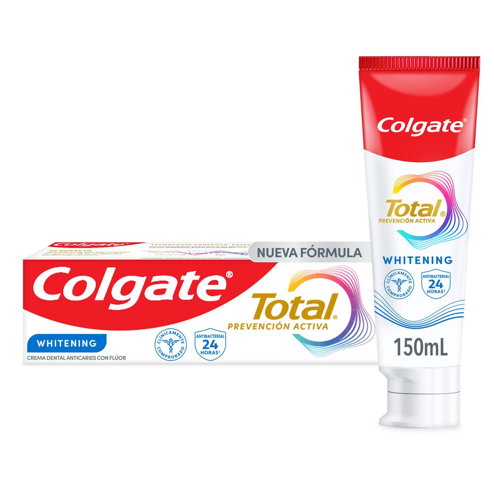 CREMA DENTAL COLGATE TOTAL WHITENING TUBO 150 ML