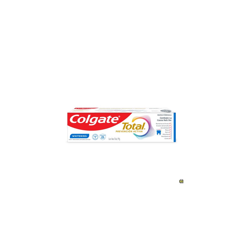 CREMA DENTAL COLGATE TOTAL WHITENING TUBO 75 ML