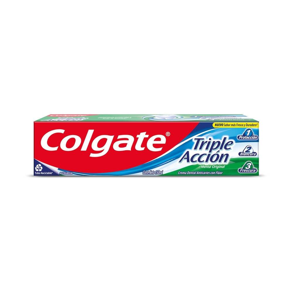 CREMA DENTAL COLGATE TRIPLE ACCION CAJA 150 ML