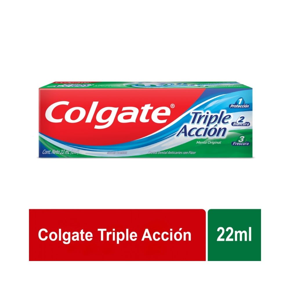 CREMA DENTAL COLGATE TRIPLE ACCION CAJA 22 ML