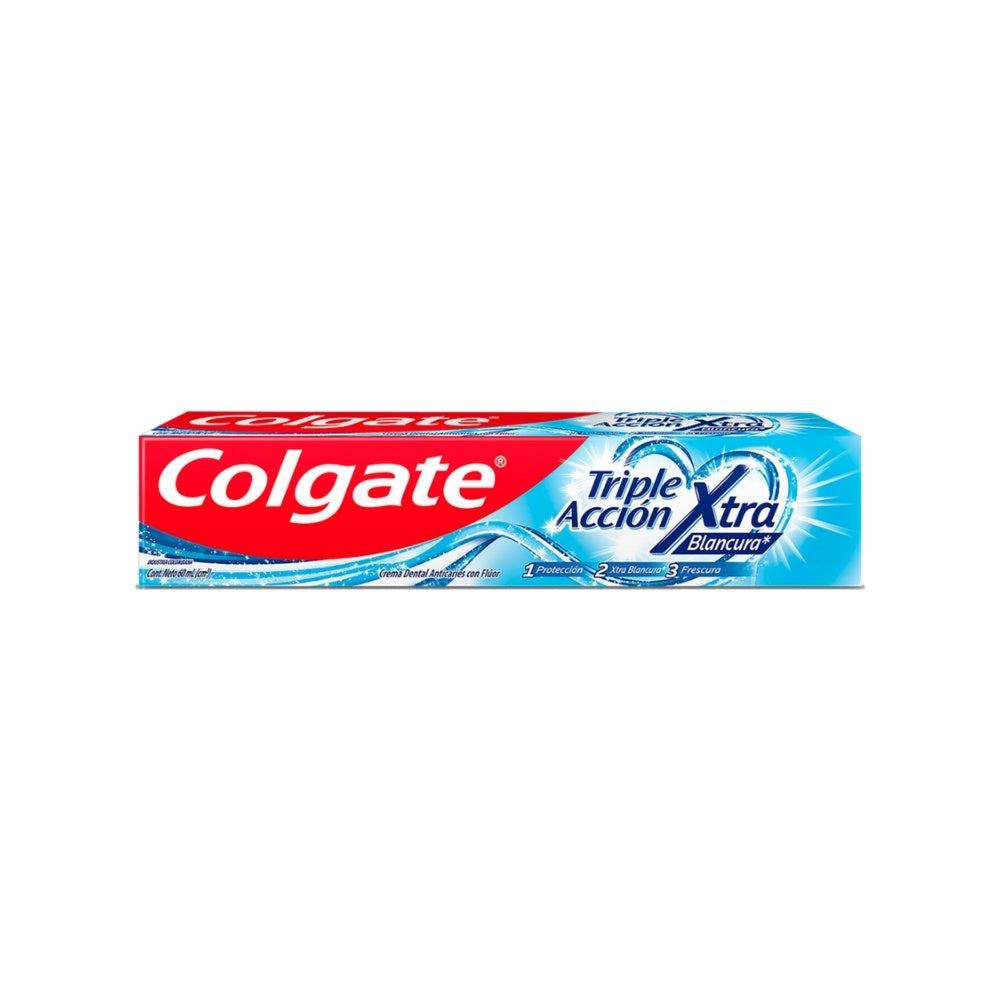 CREMA DENTAL COLGATE TRIPLE ACCION XTRA BLANCURA CAJA 60 ML