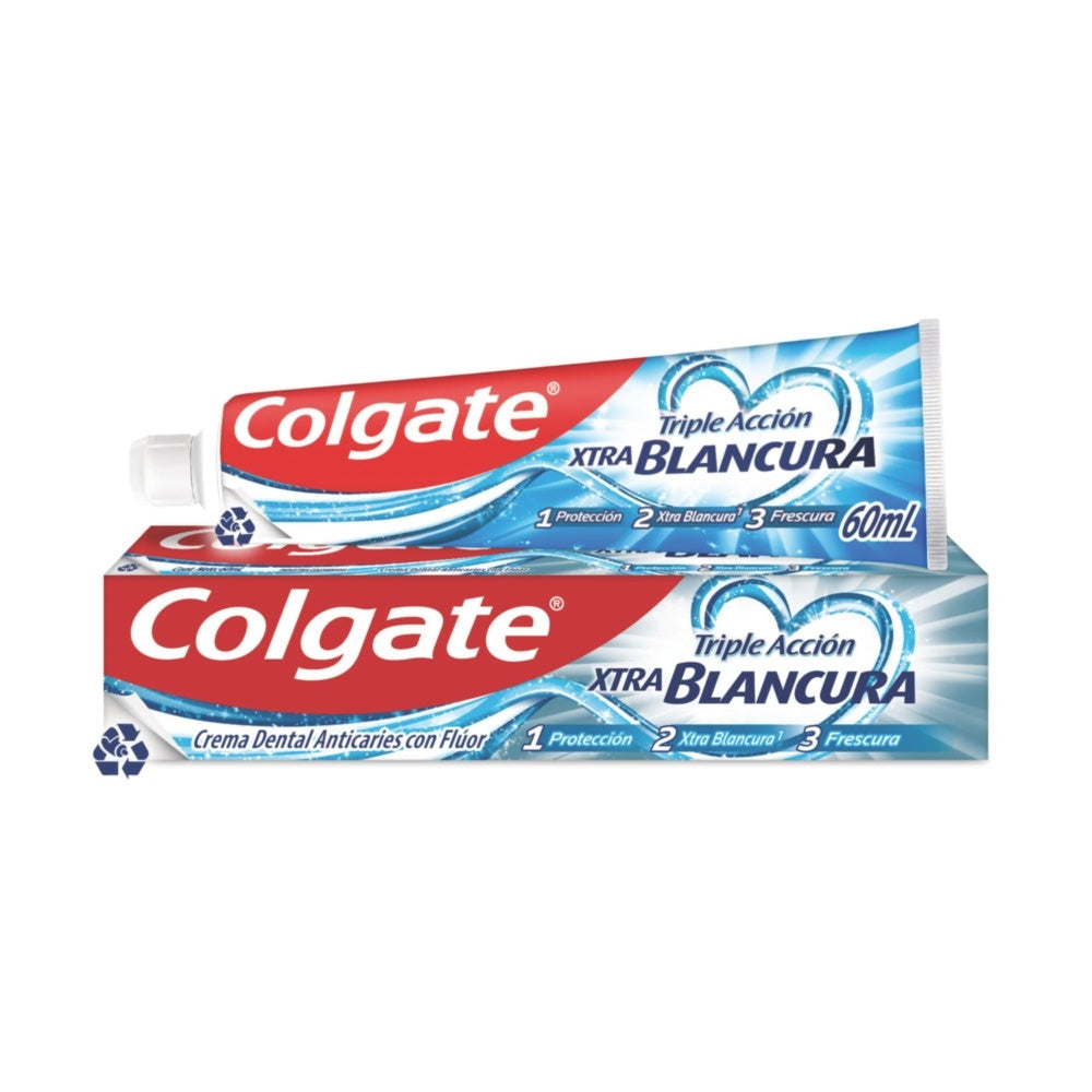 CREMA DENTAL COLGATE TRIPLE ACCION XTRA BLANCURA CAJA 60 ML