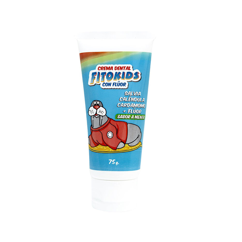 CREMA DENTAL FITO KIDS CON FLUOR MENTA TUBO 75 G
