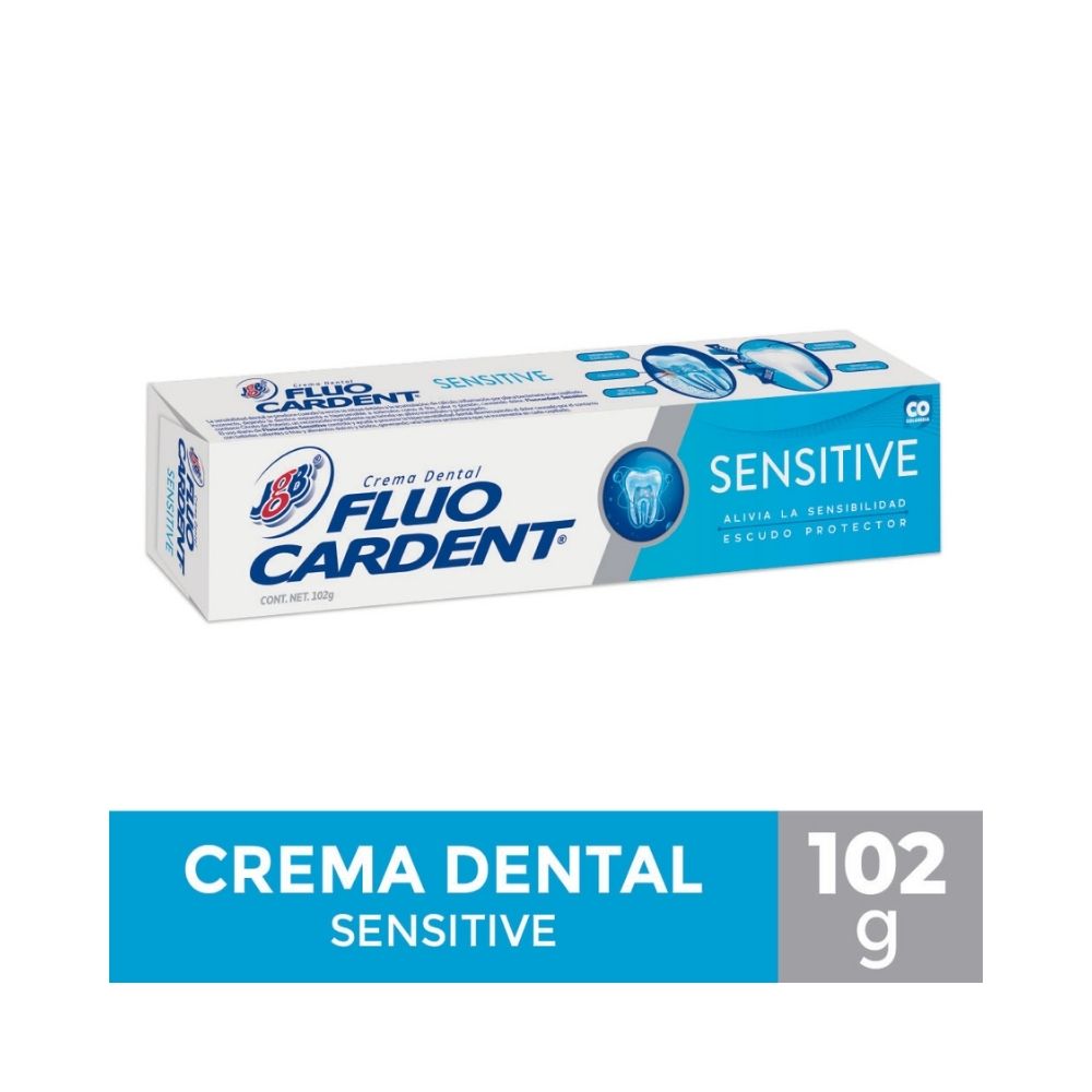 CREMA DENTAL FLUOCARDENT SENSITIVE CAJA 102 G