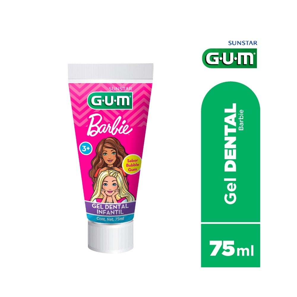 CREMA DENTAL GUM INFANTIL BARBIE TUBO 75 ML