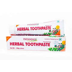 Crema Dental Herbal Toothpaste Patanjali Caja 100 G