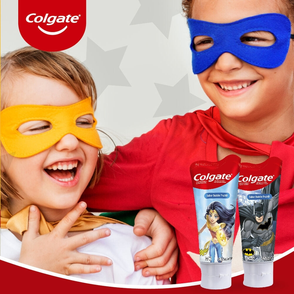 CREMA DENTAL NIÑOS COLGATE LIGA JUSTICIA TUBO 75 ML
