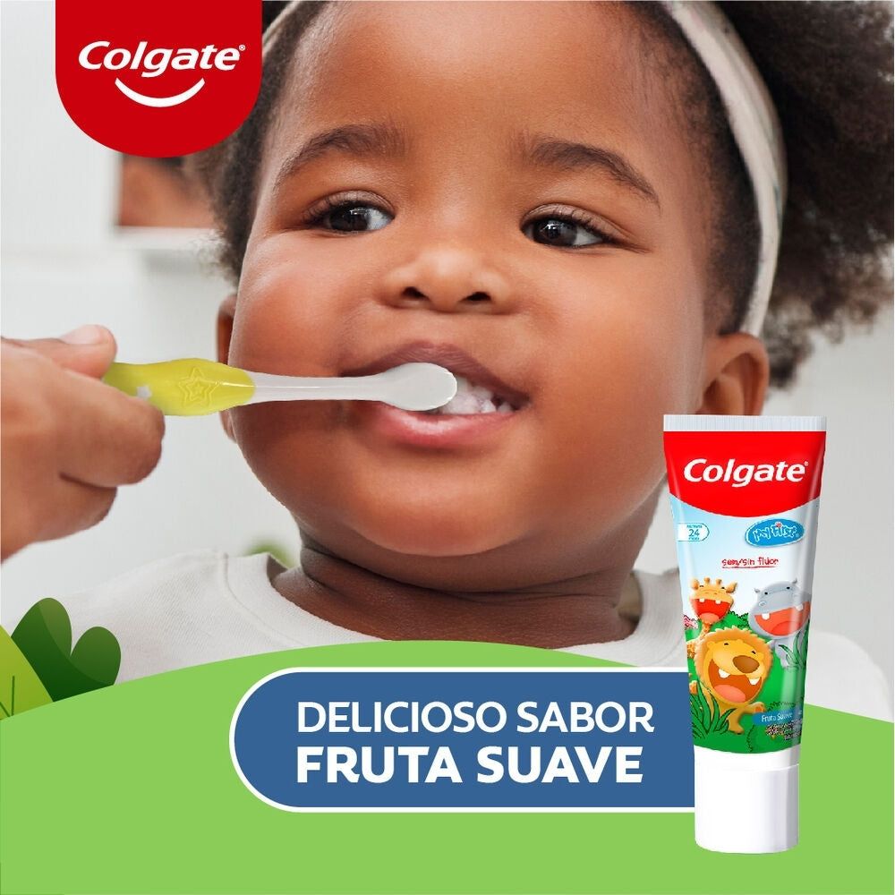 CREMA DENTAL NIÑOS COLGATE MY FIRST SIN FLUOR CAJA 50 G