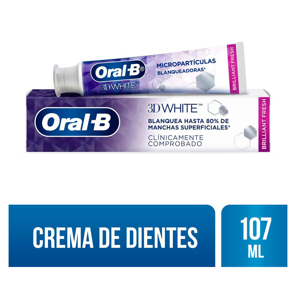 CREMA DENTAL ORAL B 3D WHITE CAJA 140 G