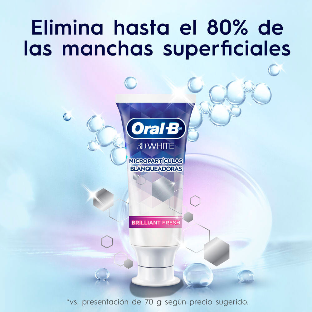 CREMA DENTAL ORAL B 3D WHITE CAJA 140 G