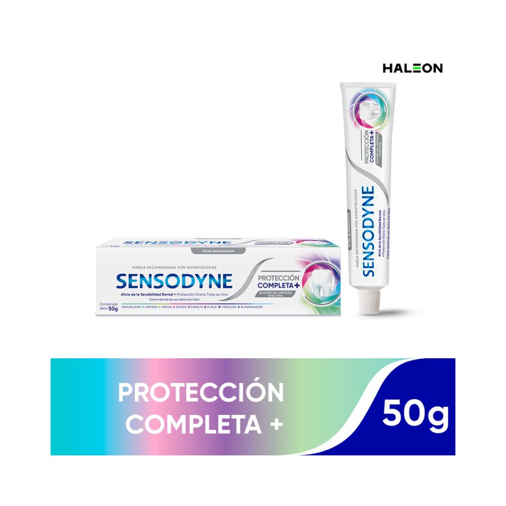 CREMA DENTAL SENSODYNE PROTECCIÓN COMPLETA+ TUBO 50 G