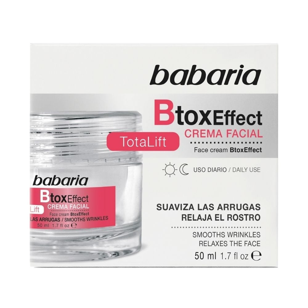 CREMA FACIAL BABARIA BOTOX POTE 50 ML