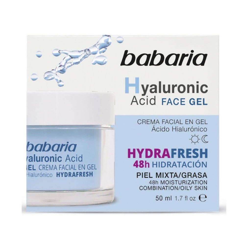 CREMA GEL BABARIA HYALURONIC ACID POTE 50 ML