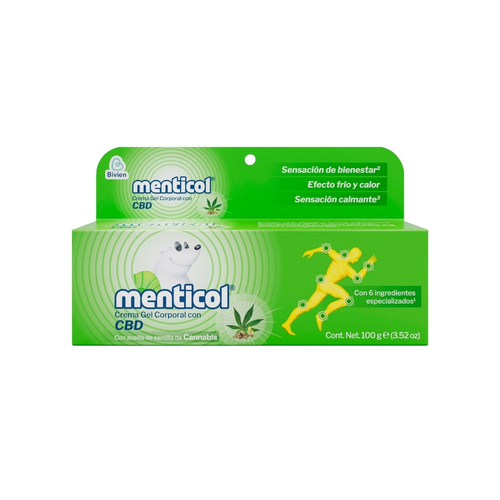 CREMA GEL MENTICOL CANABIS CAJA 100 G